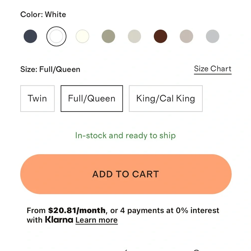 Quince Giza Cotton Sateen Duvet Cover White Full Queen